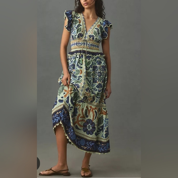 Farm Rio Midi Dress - Picture 1 of 9